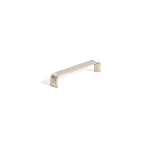 Tirador zamak nut acabado níquel satinad dist. 128mm.