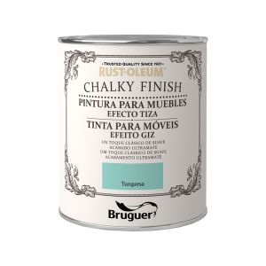 Rust-oleum bruguer chalky finish pintura mueb turquesa 750ml