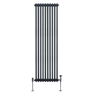 Radiador tradicional vertical de 2 columnas - 1800x 472mm - gris