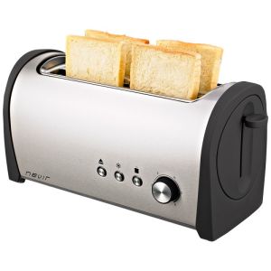 Tostador nevir nvr-9831t inox largo doble
