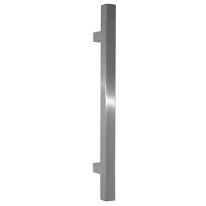 Tirador cuadrado - dist entre ejes=350-l=500 mm - acero inox 304 pulido