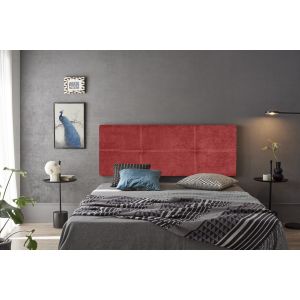 Cabecero dalia tela nido rojo 220