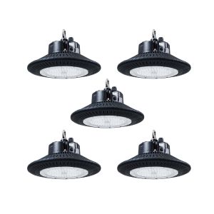 Campana industrial LED ufo - 200w - ip65 - 6000k- aluminio - pack 5