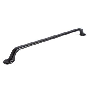 Tirador zamak cadier dist. 256mm. Acabado negro mate