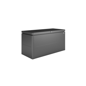 BAUL ARCON METALICO LOUNGEBOX 160 BIOHORT JARDIN GRIS OSCURO