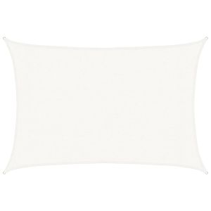 vidaXL toldo de vela blanco hdpe 160 g/m² 3x4 m