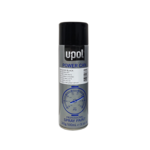Spray u-pol power can pcgb negro brillante 500 ml