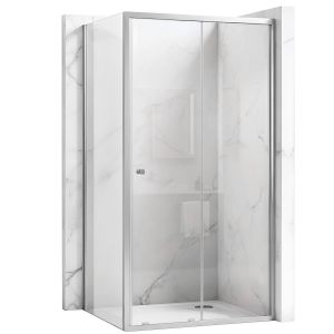 Rea cabina de ducha primo slide 140x80 chrome, 140x80x190 cm
