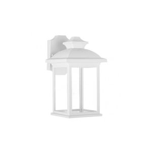 Alcandia outdoor wall light 1xe27 polycarbonate white