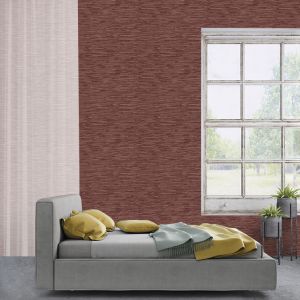 Papel pintado texturizado tnt efecto bronce terracotta