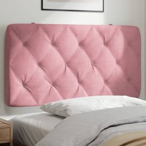 Cabecero de cama acolchado terciopelo rosa 100 cm eso6383