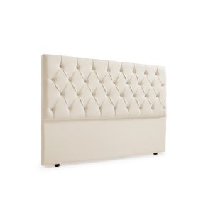 Cabecero tapizado capri polipiel 145x120x12 cm - moonia