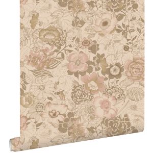 Estahome papel pintado flores vintage 50 x 900 cm 139764