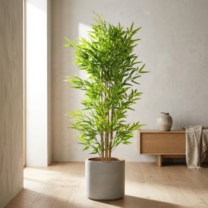 Planta artificial bambú verde 180 cm verde - naturing monde
