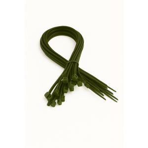 Jardin202 - bolsa de 100 uds bridas nylon 3,6x200mm color verde