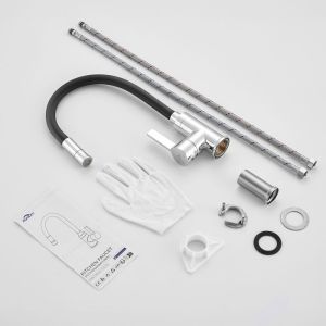 Grifo de cocina flexible con 2 modos de pulverización mezclador de fregader