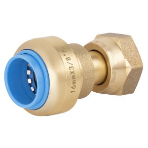 Conector hembra giratorio automático universal ø16 (3/8) tout push