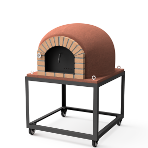 Horno de leña exterior de obra modelo stromboli burdeos - 100x100x157cm