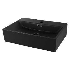 Lavabo de cerámica rectangular lavamanos para baño 515 x 360 x 130 mm