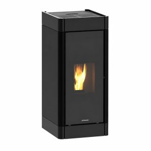 Estufa de pellets clea au de 11 kw negra