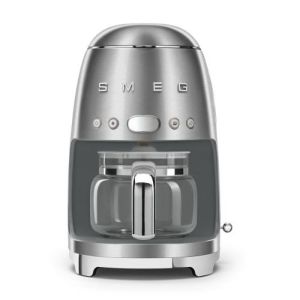 Cafetera de filtro smeg 10 tazas 1050w año 50 acero inoxidable cepillado dc