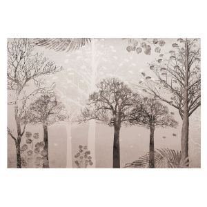 Papel pintado tejido no tejido 312x219 árboles delicados tulup