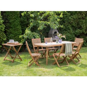 Conjunto de comedor marrón paraggi