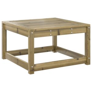 vidaXL taburete de jardín madera de pino impregnada