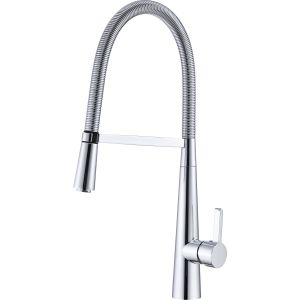 Grifo de fregadero alto con ducha extraíble dipper