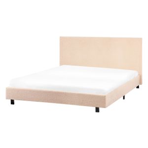 Cama bouclé albi 140 x 200 cm beige
