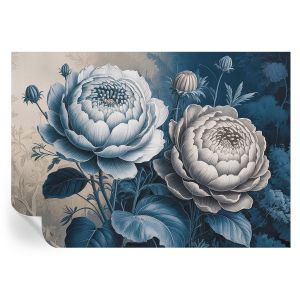 Papel pintado autoadhesivo flores románticas 208x146 tulup