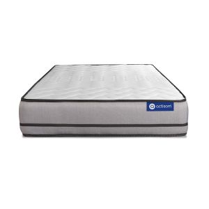 Colchón blanco con látex y espuma viscoelástica 90 x 210