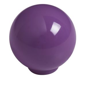Tirador bola abs 34mm violeta brillante lote de 50