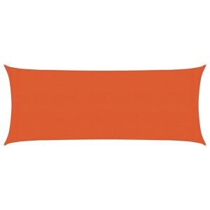 vidaXL toldo de vela hdpe naranja 160 g/m² 2x4,5 m
