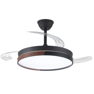 Ventilador de techo vista negro cct regulable 106cm