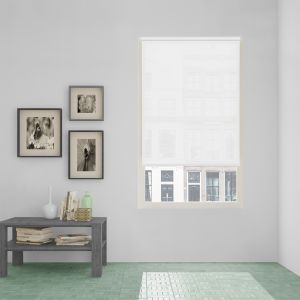 Estor enrollable easy fix screen apertura 10%  blanco 45 x 190cm