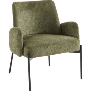 Alex-sillón de tela ikon olive
