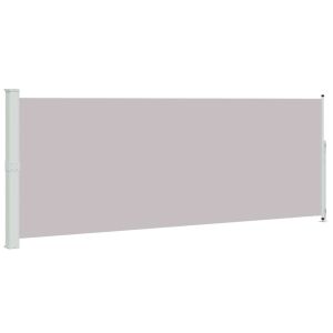 vidaXL toldo lateral retráctil de jardín gris 180x500 cm