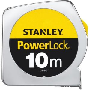 Cinta métrica powerlock 10 m x 25 mm - stanley - 1-33-442
