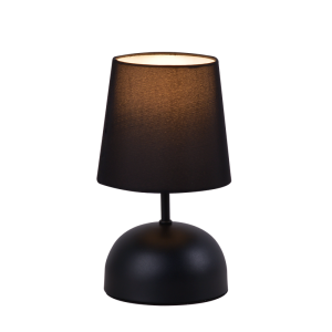 Nettlife lámpara de mesa negra e14 14x14