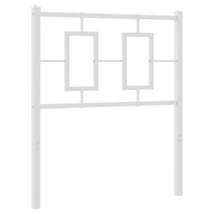 vidaXL cabecero de metal blanco 75 cm