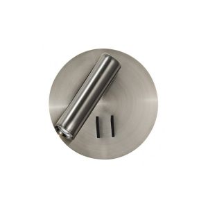 Fab 171462r03 | aplique 2+6w 4000k manet redondo niquel 130lm  doble encend