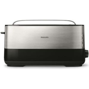 Tostadora - philips - hd2692/90 - colección metal desayuno - 1 ranura larga