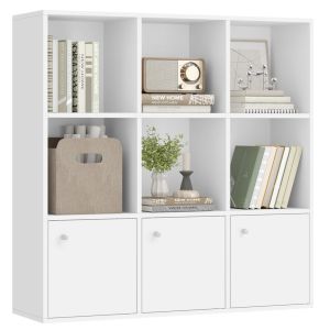 Estantería de madera para libros y dvd 97,5 x