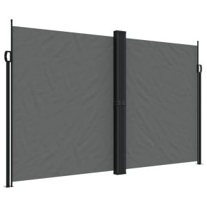 vidaXL toldo lateral retráctil gris antracita 200x1000 cm