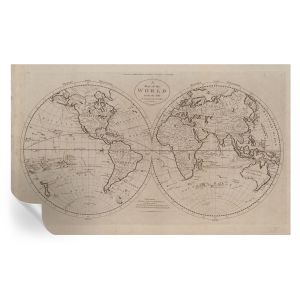 Papel pintado para paredes mapa antiguo 416x254 tulup