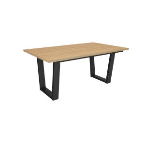 Mesa comedor, 167x90x74 cm, roble soft