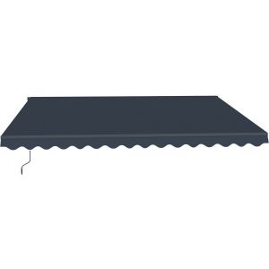 Toldo de aluminio <<ombra 4>> - 395 x 300 cm - gris