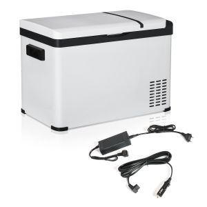 Nevera congelador de compresor pp, abs, pu y metal color blanco 61x32x40 cm