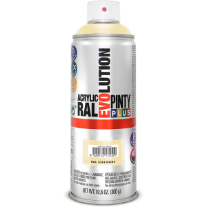 Spray acrilico brillante pintyplus ral 400 ml (ral 1014 marfil)